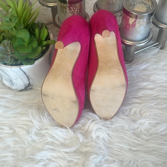 Soho Collection Women’s Classic Heels Hot Pink Pump Size EU 38 - Picture 6 of 15